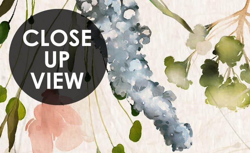 Watercolor Soft Peony Floral Blossom Wallpaper Mural