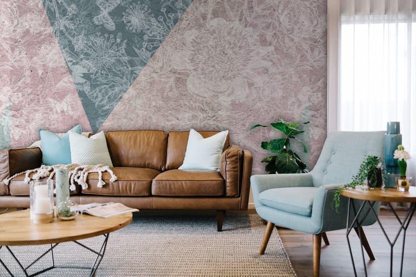 Patchwork Patterned Wallpaper Mural