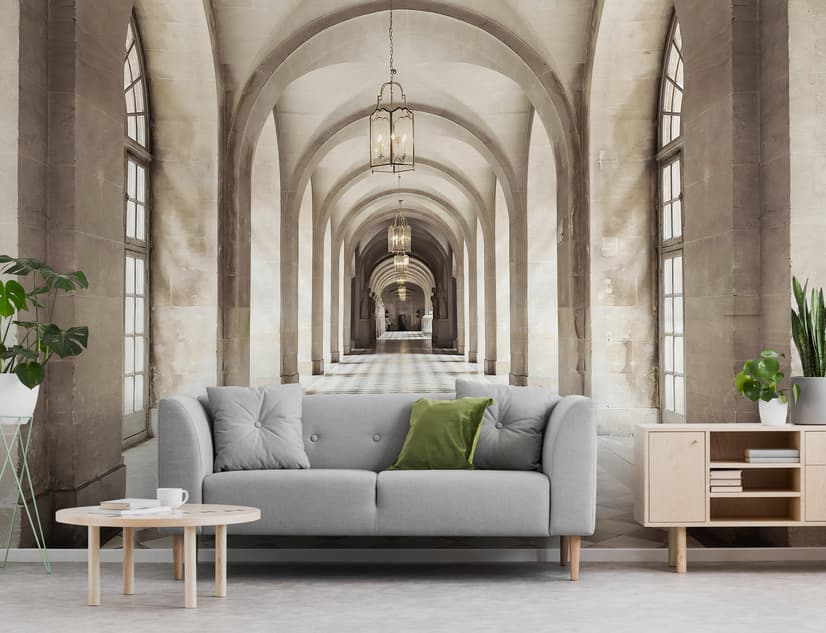 Arch Corridor Wallpaper Mural