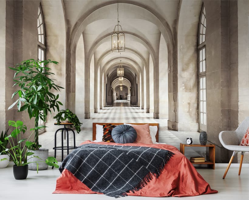 Arch Corridor Wallpaper Mural