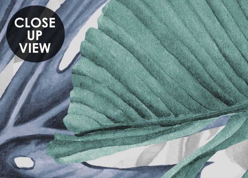Tropical Leaf Pattern Wallpaper Mural