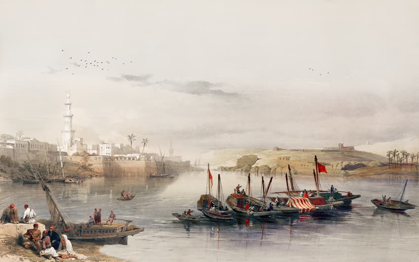 Seashore in Rural Life Historical Art Wallpaper Mural