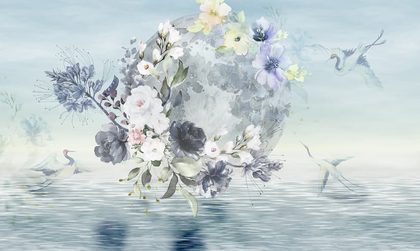 Blossom Bouquet Wallpaper Mural