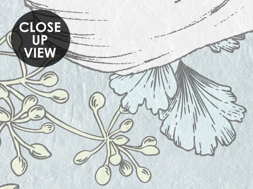 Drawing Floral Bouquet Art Wallpaper Mural