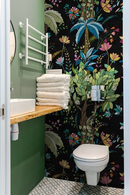 Vintage Big Tree Forest Wallpaper Mural