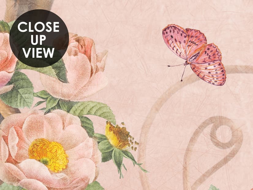 Chinoiserie Peony Tree Wallpaper Mural