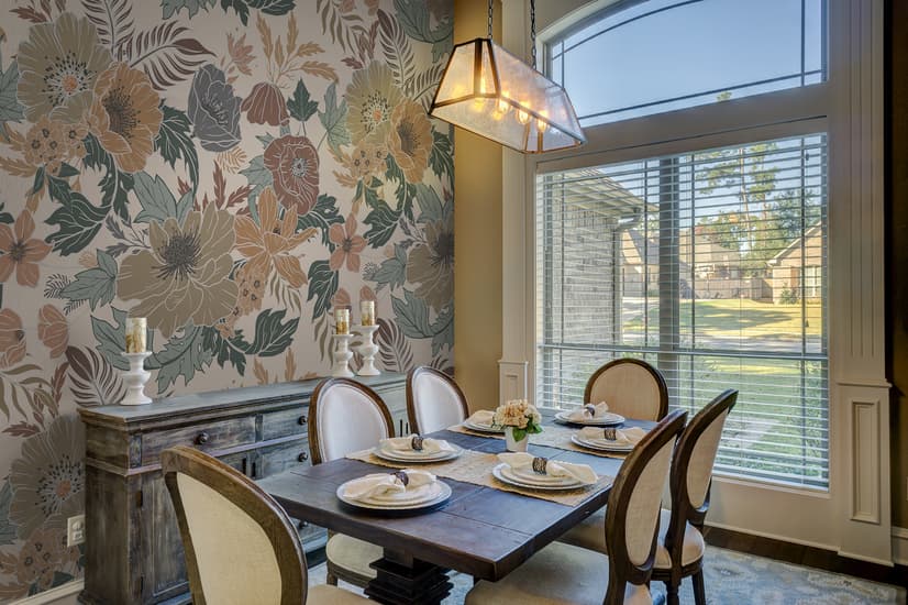 Bohemian Style Anemone Floral Bouquet Wallpaper Mural