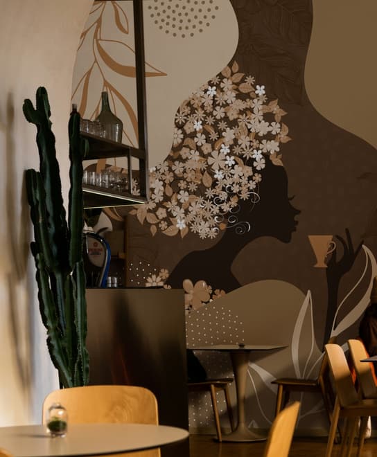 Abstract Silhouette Women Wallpaper