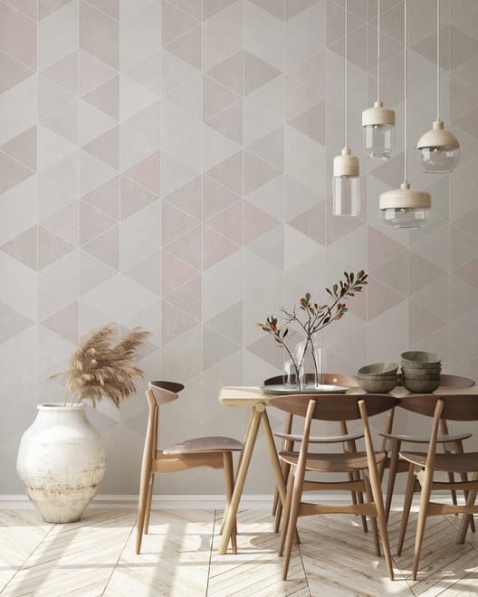 Scandinavian Style Pastel Geometric Design Wallpaper - STYLE 2