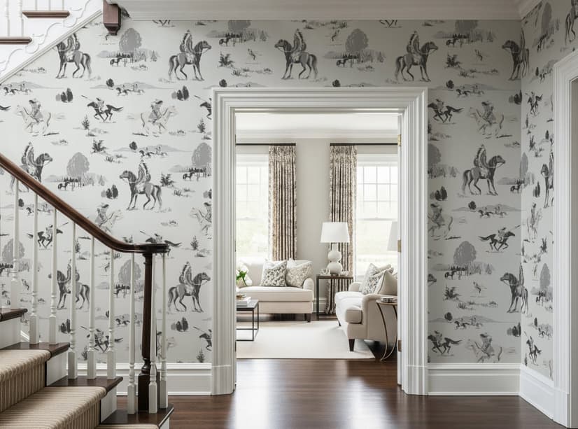 Retro Western Cowboys Wallpaper Mural