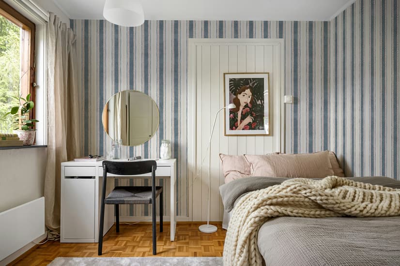 Playful Nursery Stripe Lines Wallpaper Mural