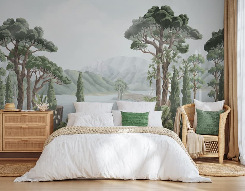 Rainforest Nature Tree Landscape Wallpaper Mural