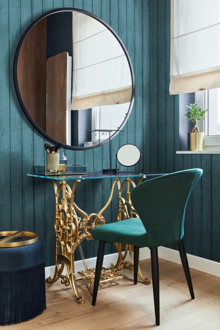 Vintage Wood Look Panel Wallpaper