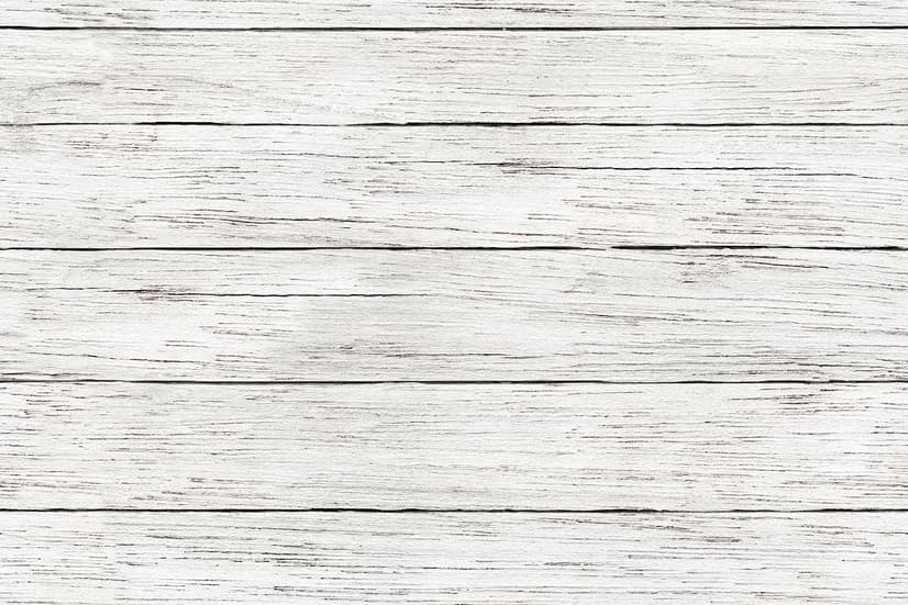 Papier peint panoramique rustique à effet de texture en bois blanc