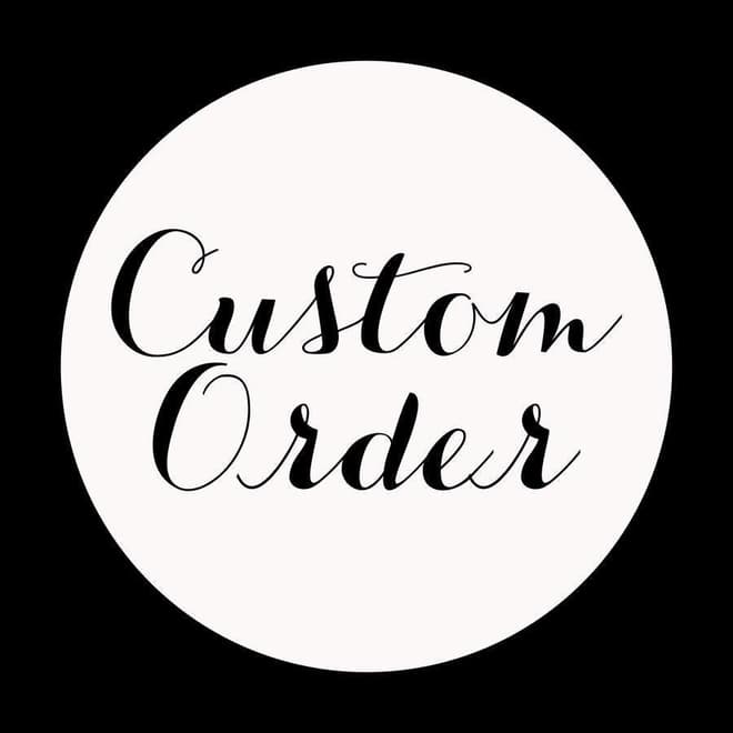 Commande personnalisée / Paiement