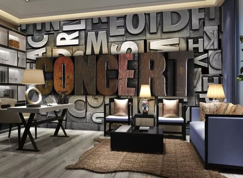 Concert Poster Wallpaper Mural