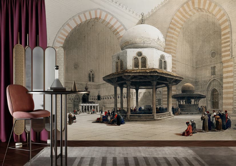Fototapete Historischer Palast des Alten Ägypten