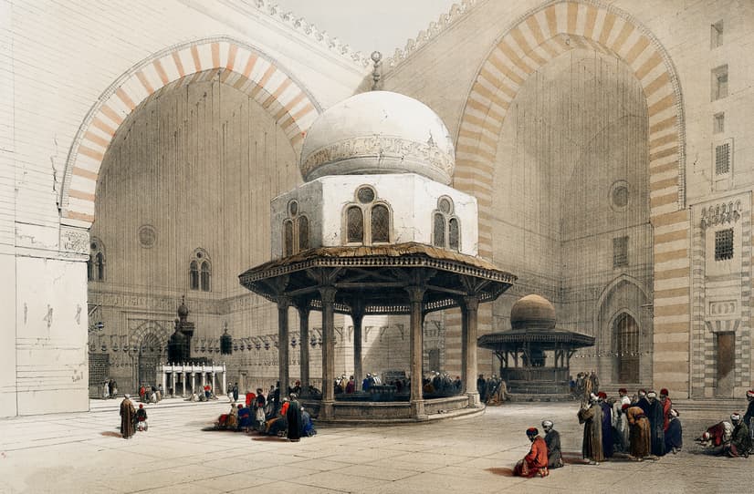 Fototapete Historischer Palast des Alten Ägypten