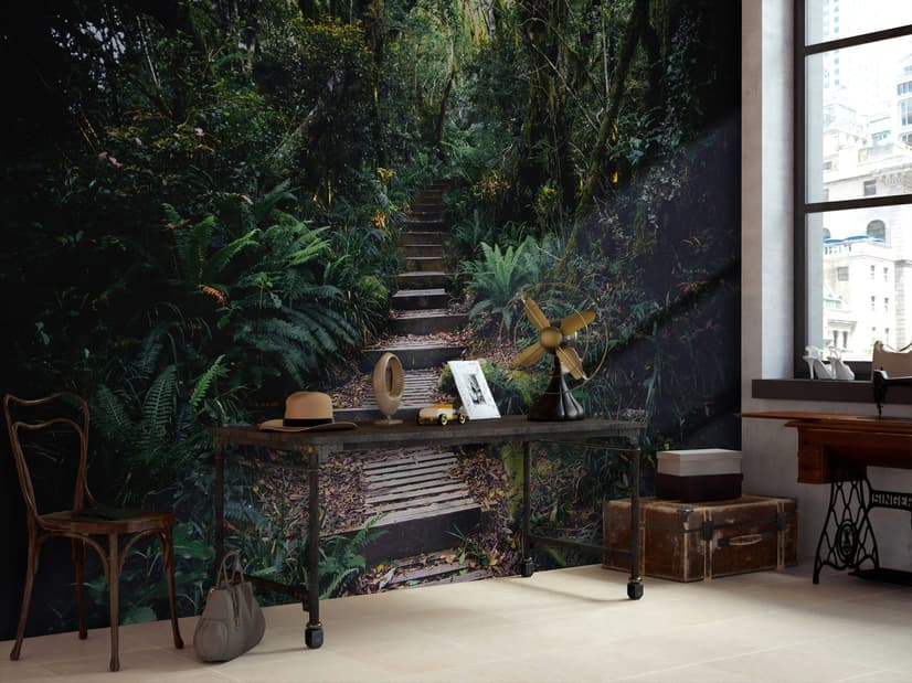 Jungle Pathway Wallpaper Mural