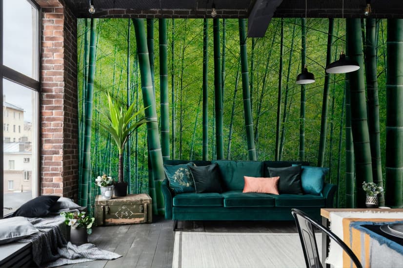 Bamboo Forest Wallpaper Mural