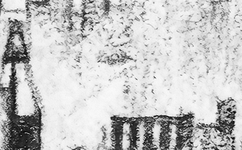 Monochrome Charcoal City Wallpaper Mural