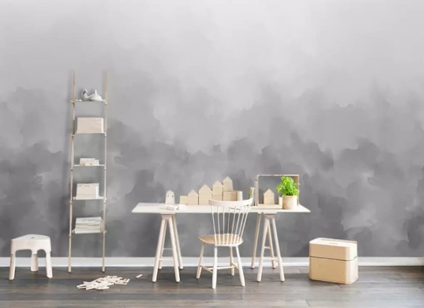 Dark Smoke Wallpaper Mural