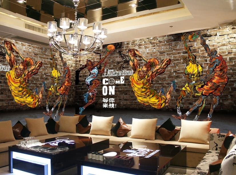 Sport Basketball Player Wallpaper Mural