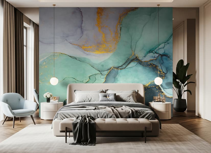 Colorful Marble Wallpaper Mural
