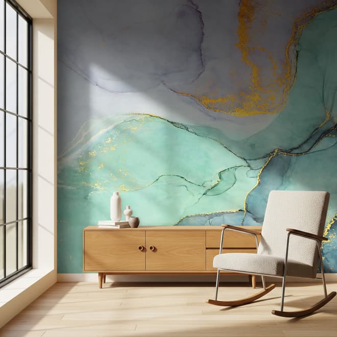 Colorful Marble Wallpaper Mural