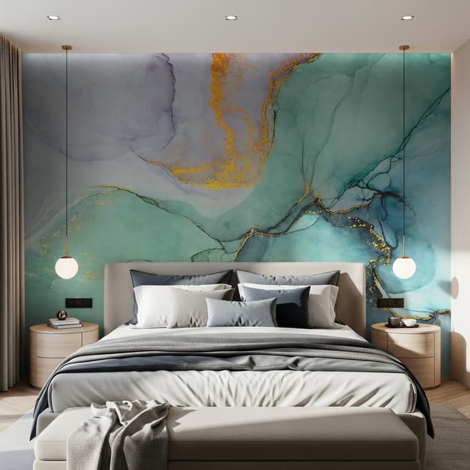 Colorful Marble Wallpaper Mural