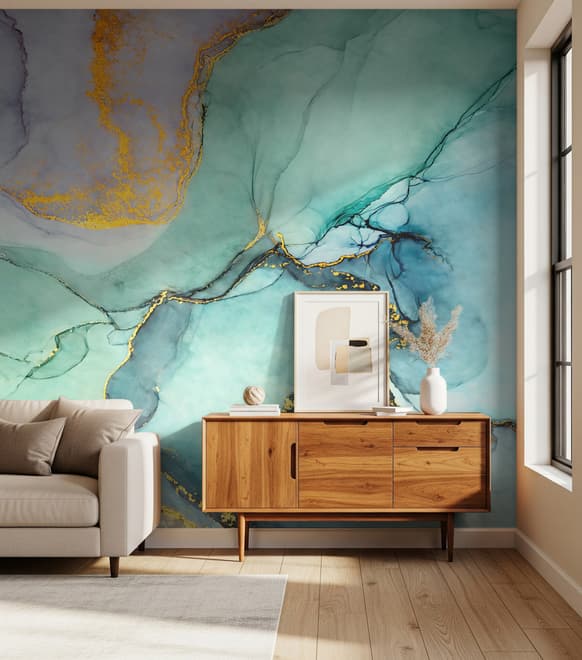 Colorful Marble Wallpaper Mural