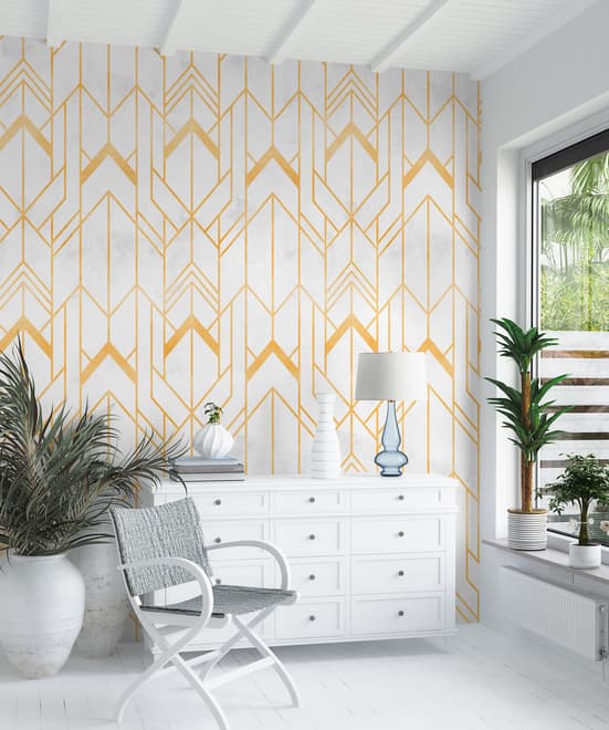 Geometric Art Deco Wallpaper Mural