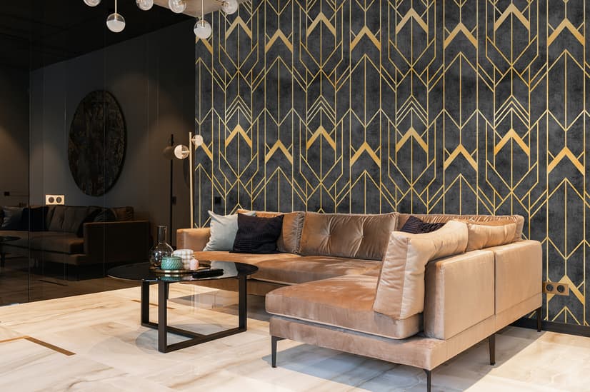 Geometric Art Deco Wallpaper Mural