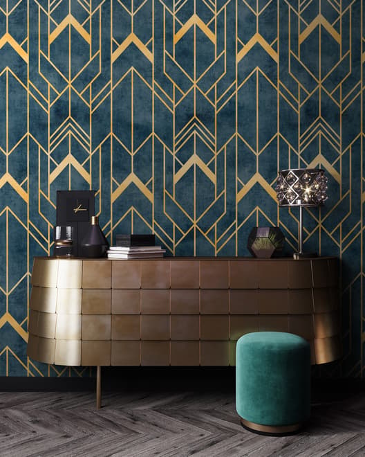 Geometric Art Deco Wallpaper Mural
