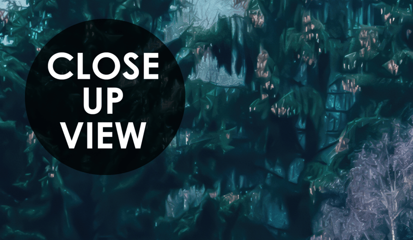 Misty Forest View Wallpaper Mural