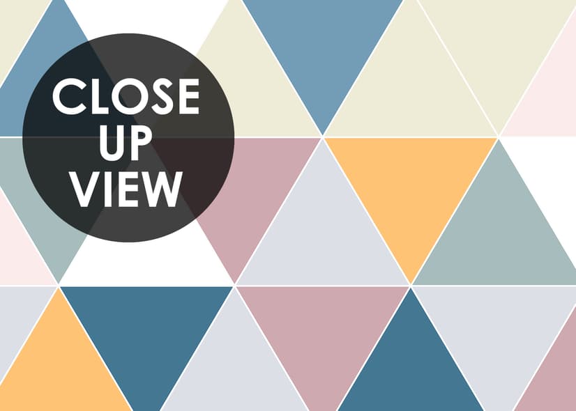 Geometric Style Colorful Triangle Wallpaper Mural