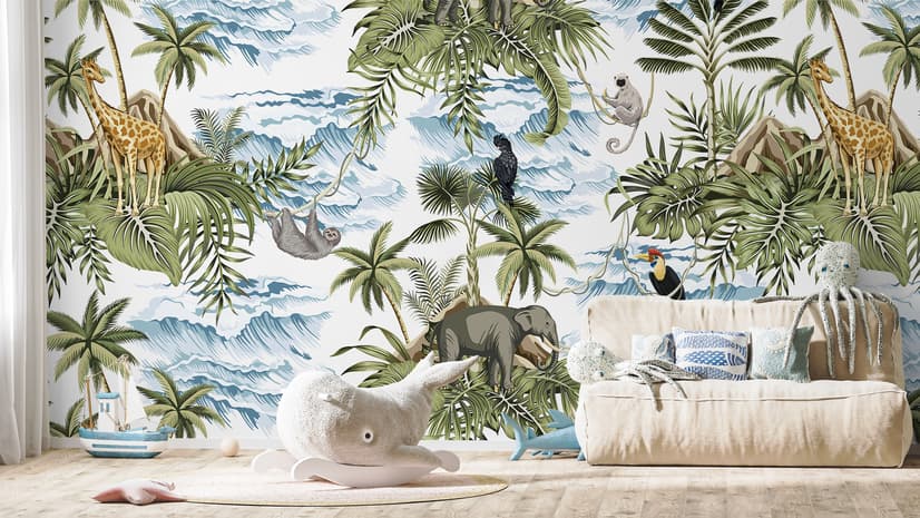 Tropical Paradise Wallpaper Mural