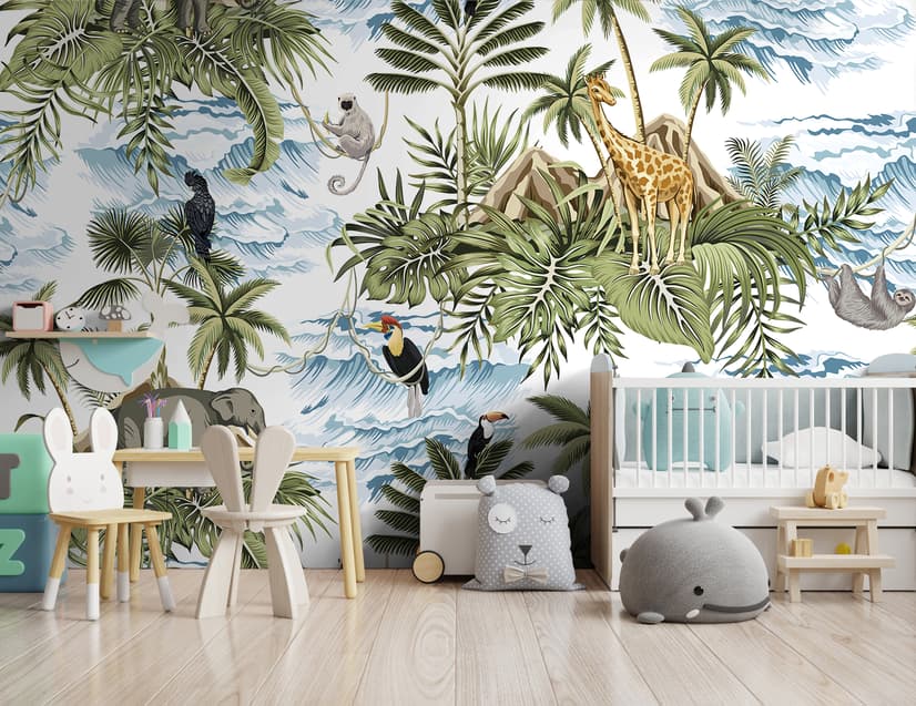 Tropical Paradise Wallpaper Mural