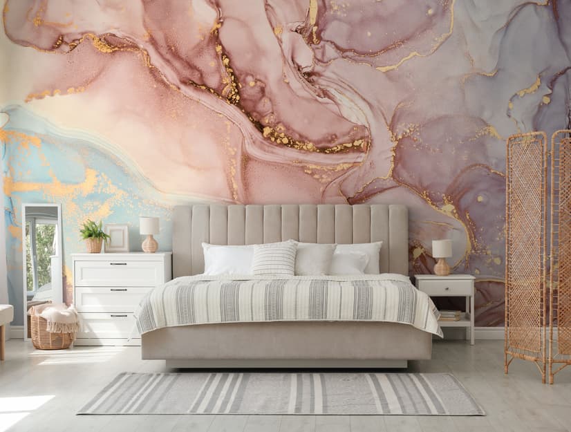 Soft Marble Abstract Art Wallpaper Mural