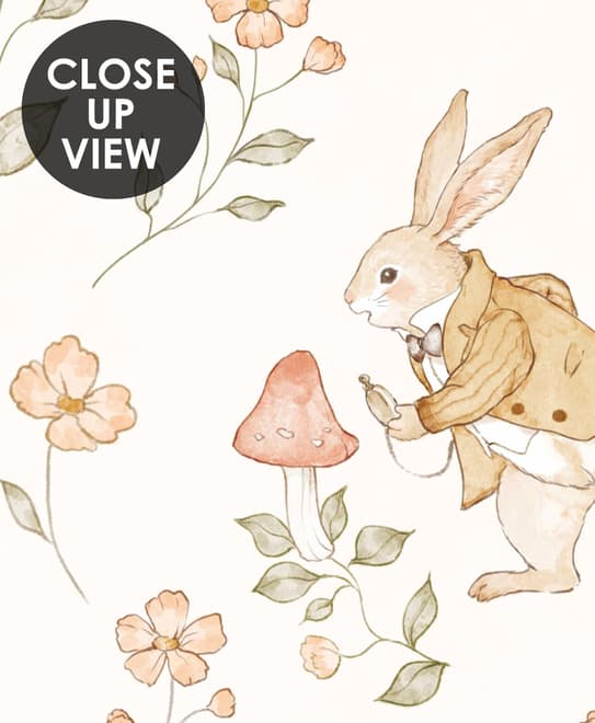 Kids Storybook Garden Animals Wallpaper Mural