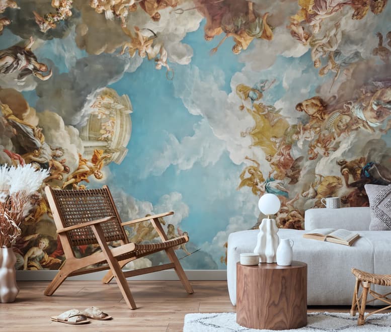 Medieval Renaissance Art Wallpaper Mural