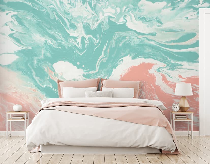 Colorful Soft Brush Painting Wallpaper Mural