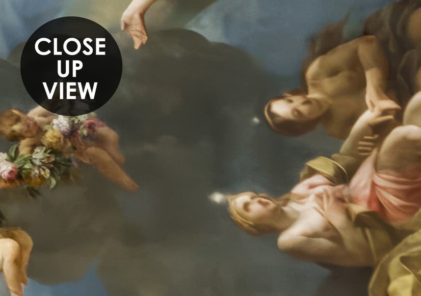 The Apotheosis of Hercules by Francois Lemoyne Wallpaper Mural