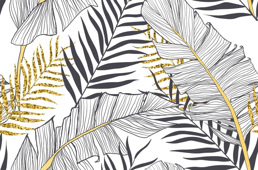 Tropical Leaf Wallpaper Mural