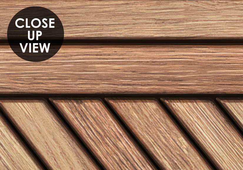 Geometric Wood Texture Effect Wallpaper Mural