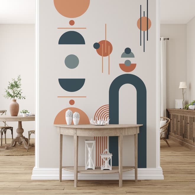 Arche géométrique avec formes Stickers muraux Sticker