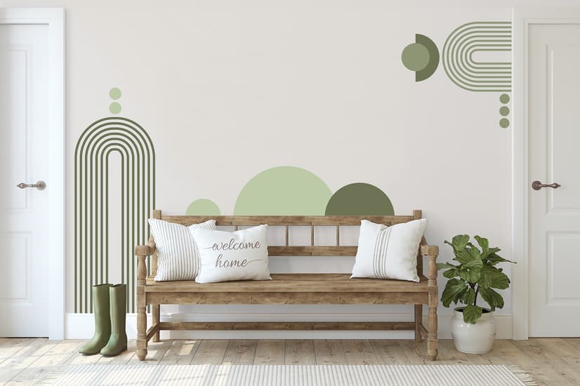 Geometric Arch Wall Decal Sticker