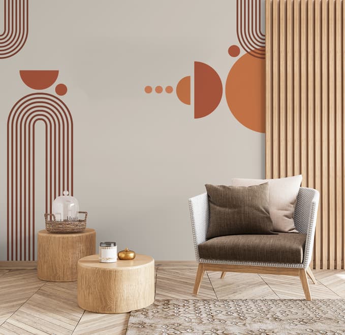 Geometric Arch Wall Decal Sticker