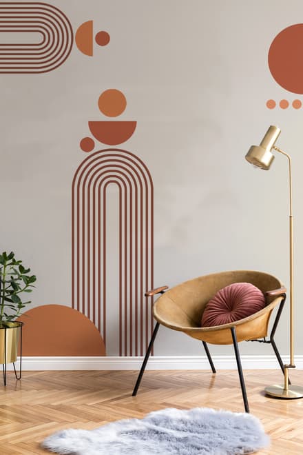 Geometric Arch Wall Decal Sticker