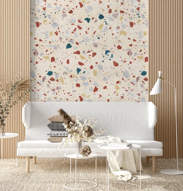 Soft Terrazzo Wallpaper Mural